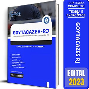 Apostila GCM Campos dos Goytacazes 2023 - Guarda Civil Municipal