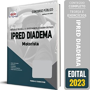 Apostila IPRED Diadema SP 2023 - Motorista