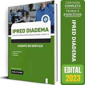 Apostila IPRED Diadema SP 2023 - Agente de Serviço