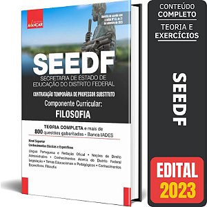Apostila Seedf 2023 - Professor Temporário - Filosofia - SEE DF