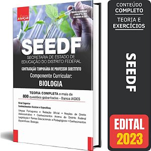 Apostila Seedf 2023 - Professor Temporário - Biologia - SEE DF