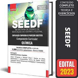 Apostila Seedf 2023 - Professor Temporário - Química - SEE DF
