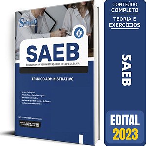 Apostila SAEB BA - Técnico Administrativo - Administrativo