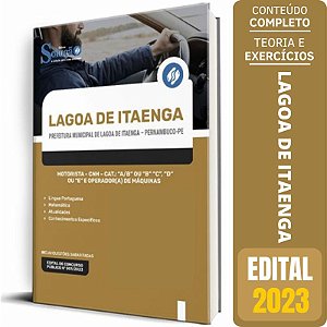 Apostila Prefeitura Lagoa de Itaenga PE 2023 - Motorista