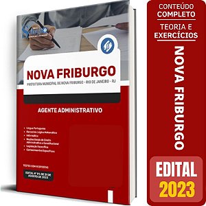 Apostila Nova Friburgo RJ 2023 - Agente Administrativo