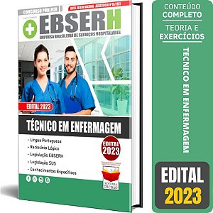 Apostila Ebserh 2023 - Técnico Em Enfermagem