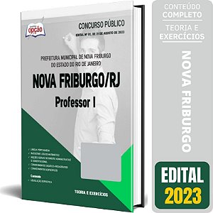 Apostila Prefeitura de Nova Friburgo RJ 2023 - Professor I