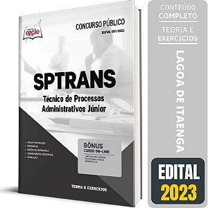 Apostila SPTrans 2024 - Técnico de Processos Administrativos