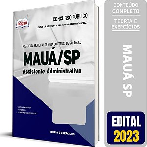 Apostila Prefeitura de Mauá SP 2023 - Assistente Administrativo