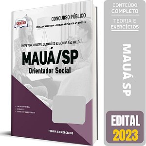 Apostila Prefeitura de Mauá SP 2023 - Orientador Social