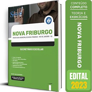 Apostila Prefeitura de Nova Friburgo RJ 2023 - Secretário Escolar