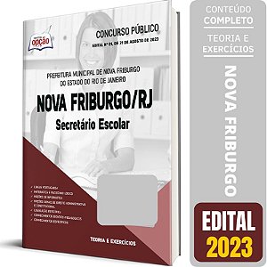 Apostila Prefeitura Nova Friburgo RJ 2023 - Secretário Escolar