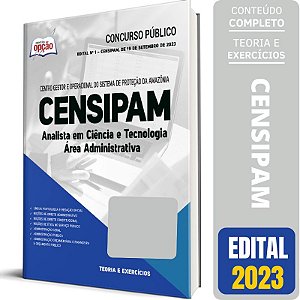 Apostila CENSIPAM 2023 - Analista - Área Administrativa