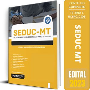 Apostila SEDUC MT 2023 - Técnico Administrativo Educacional