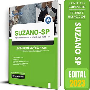 Apostila Prefeitura de Suzano SP 2023 - Ensino Médio/Técnico
