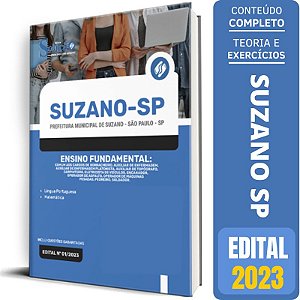 Apostila Prefeitura Suzano SP 2023 -Ensino Fundamental
