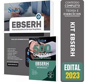 Kit Apostila Ebserh 2023 - Analista Administrativo - Administração + Caderno De Questões