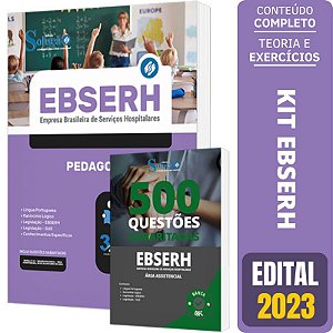 Kit Apostila Ebserh 2023 - Pedagogo + Caderno De Questões