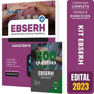 Kit Apostila Ebserh 2023 - Assistente Social + Caderno De Questões