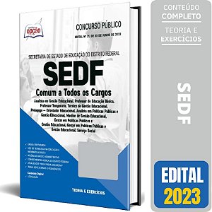 Apostila SEDF 2023 - Comum a Todos os Cargos