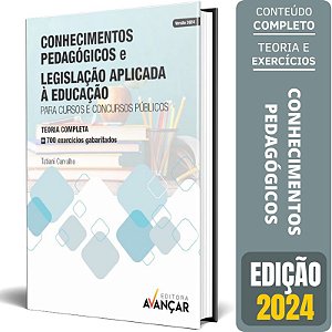 Apostila Conhecimentos Pedagógicos e Legislação Aplicada à Educação 2024