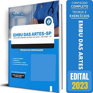 Apostila Prefeitura de Embu das Artes SP - Técnico de Enfermagem