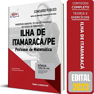 Apostila Prefeitura de Ilha de Itamaracá PE 2023 - Professor de Matemática