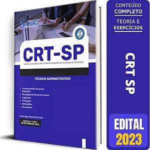 Apostila CRT SP 2023 - Técnico Administrativo