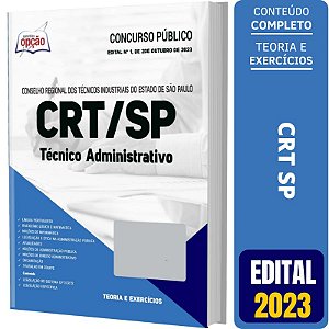 Apostila CRT SP 2023 - Técnico administrativo