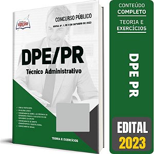Apostila DPE PR 2023 - Técnico Administrativo