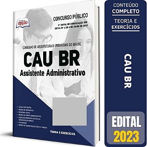 Apostila CAU BR 2023 - Assistente Administrativo