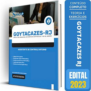 Apostila Prefeitura de Campos dos Goytacazes RJ 2024 - Assistente de Controle Interno