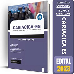 Apostila Prefeitura de Cariacica ES 2023 - Guarda Municipal