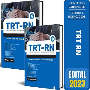 Apostila TRT RN 2023 - Técnico Judiciário - Área Administrativa