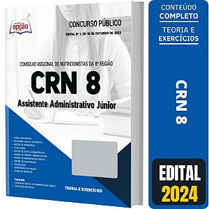 Apostila CRN 8 2024 - Assistente Administrativo Júnior