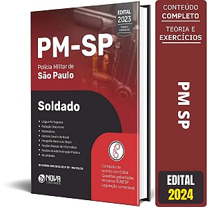 Apostila Concurso PM SP 2024 - SOLDADO - Polícia Militar de São Paulo