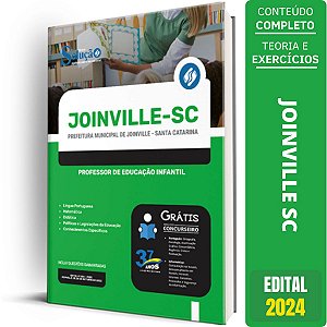 Apostila Prefeitura de Joinville SC 2024 - Professor de Educação Infantil