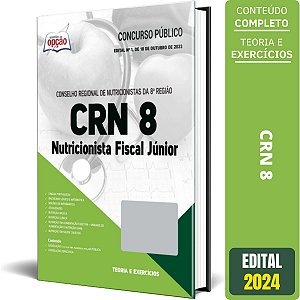 Apostila CRN 8 2024 - Nutricionista Fiscal Júnior