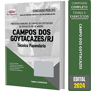 Apostila Prefeitura de Campos dos Goytacazes RJ 2024 - Técnico Fazendário