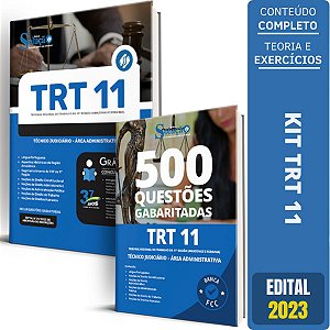 Kit Apsotila TRT 11 - Técnico - Área Administrativa + Testes