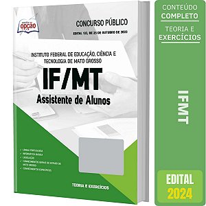 Apostila IFMT 2024 - Assistente de Alunos