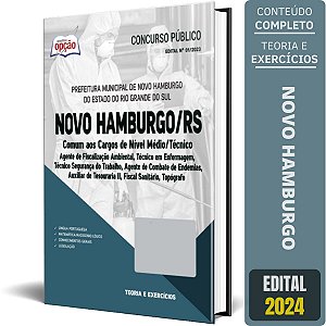 Apostila Novo Hamburgo RS 2024 - Comum de Nível Médio Técnico