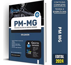 Apostila Concurso PM MG 2024 - Soldado PM - Editora Solução