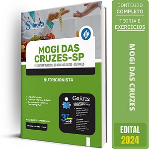 Apostila Prefeitura de Mogi das Cruzes SP 2024 - Nutricionista