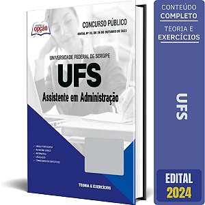 Apostila UFS 2024 - Assistente em Administração