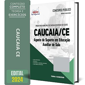 Apostila Prefeitura de Caucaia CE 2023 - Agente de Suporte em Educação - Auxiliar de Sala