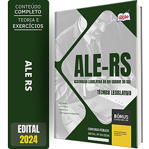 Apostila Concurso ALE RS 2024 - Técnico Legislativo