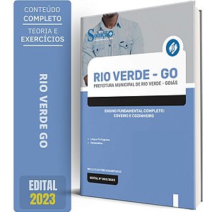 Apostila Prefeitura de Rio Verde GO 2024 - Ensino Fundamental Completo