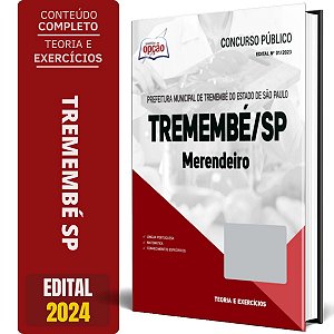 Apostila Prefeitura de Tremembé SP 2024 - Merendeiro