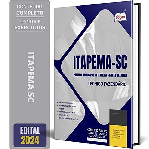 Apostila Prefeitura de Itapema SC 2024 - Técnico Fazendário